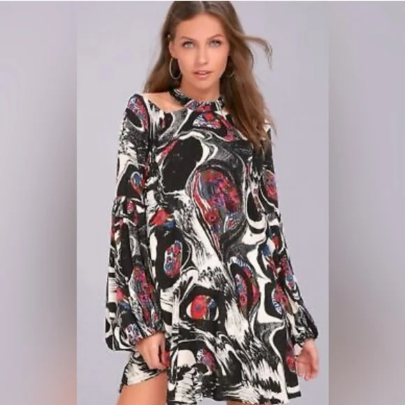 FREE PEOPLE Drift Away Dress Size Small - Picture 2 of 2